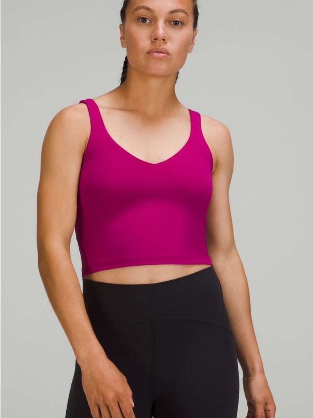 Lululemon Align Bra Magenta Purple Nulu Yoga Sports Bra Size 4